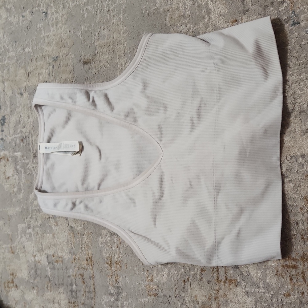 athleta ribbed crop tank